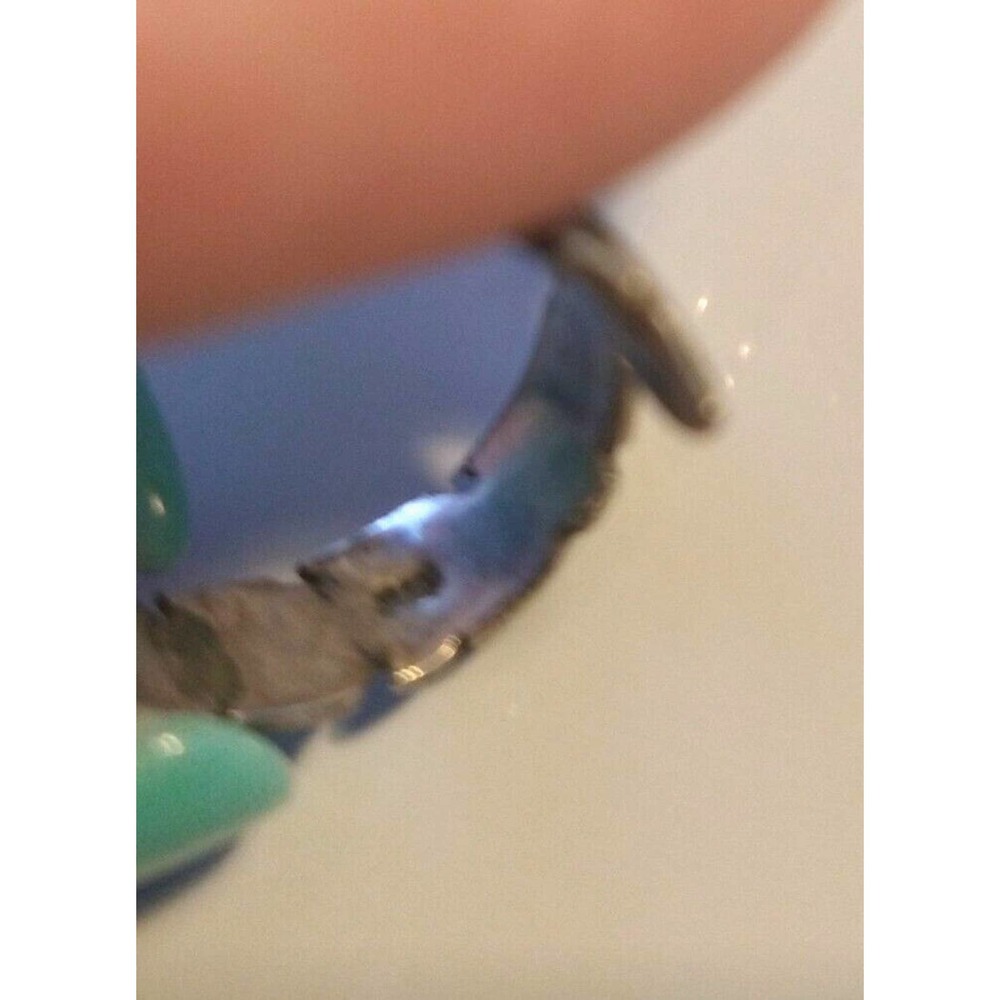 Women's Adjustable Feather Wrapped Ring Stamped 9… - image 3